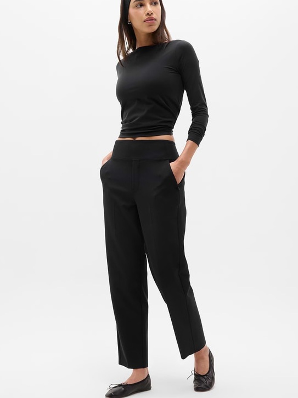 Athleta Endless High Rise Pant size 4 in Black